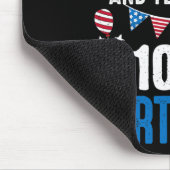 4番目とYesそれは私の10誕生日アメリカの愛国者である マウスパッド (コーナー)