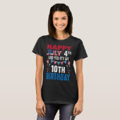 4番目とYesそれは私の10誕生日アメリカの愛国者である Tシャツ (正面フル)