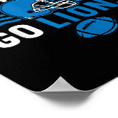 4番目にダウンし、それがライオンズ行く ポスター (角)