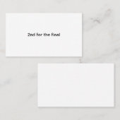 4番目に 名刺 (正面/裏面)