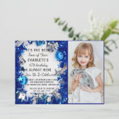 4番目のクリスマスバースデーパーティーの写真招待状 招待状 (スタンド正面)