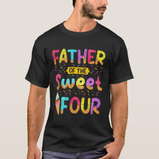 4番目の甘いアイスクリームピーの父 Tシャツ