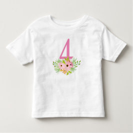 4番目の花 トドラーTシャツ