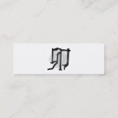 4番目のRabbitプロファイルカード スキニー名刺 (裏面)