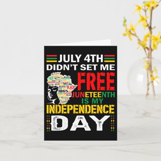 4番目は私を自由に設定していない12月 カード (黄色い花)