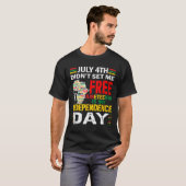 4番目は私を自由に設定していない12月 Tシャツ (正面フル)