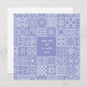 「4番目」がYou Sampler Quiltの引用文 ノートカード (正面/裏面)