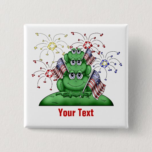 4番目 – 四角ボタン 缶バッジ (正面)