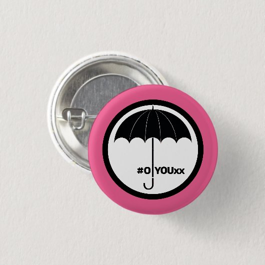 4番？傘 缶バッジ (正面&裏面)