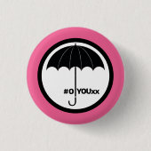 4番？傘 缶バッジ (正面)