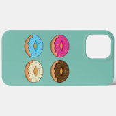 4種類のドーナツのパターン Case-Mate iPhoneケース (裏面 (横))