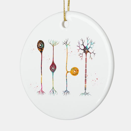 4種類のニューロン セラミックオーナメント (左)