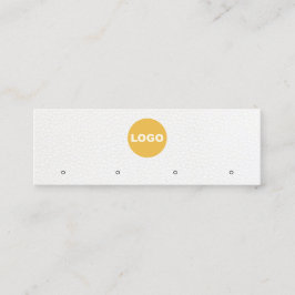 4穴スタッドイヤリングロゴイヤリングホルダー スキニー名刺