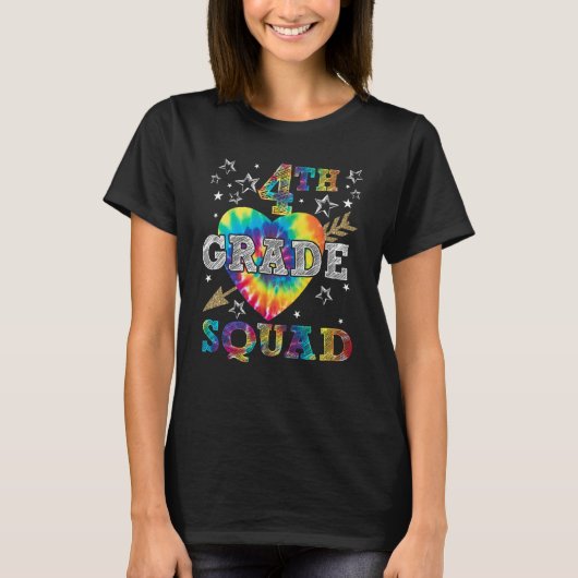 4等分隊絞り染め新学期先生Stu Tシャツ (正面)