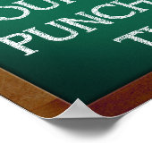 4筋肉でポスターを打おもしろいつ ポスター (角)