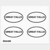 4素晴らし秋、モンタナ 楕円形シール (シート)