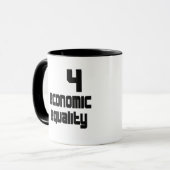 4経済的平等マグ マグカップ (正面左)