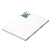 4羽のコリーの鳥 ノートパッド (回転)