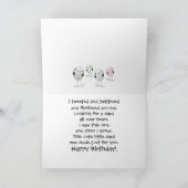 4羽の小鳥 カード (内部)