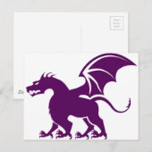 4脚ドラゴン ポストカード (正面/裏面)