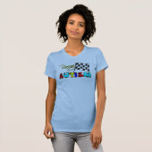 4自閉症タンクの競争 Tシャツ (正面フル)