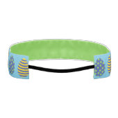 4色のイースターエッグ アスレチックヘッドバンド (裏面)