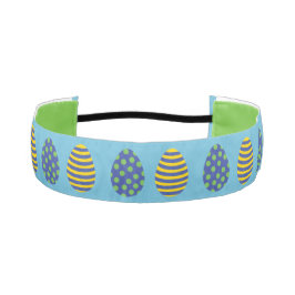 4色のイースターエッグ アスレチックヘッドバンド