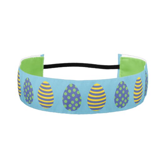 4色のイースターエッグ アスレチックヘッドバンド (正面)