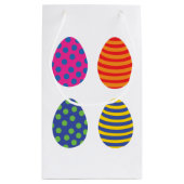 4色のイースターエッグ スモールペーパーバッグ (裏面)