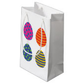 4色のイースターエッグ スモールペーパーバッグ (裏面アングル)