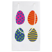 4色のイースターエッグ スモールペーパーバッグ (正面)