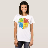 4色のタンクトップ Tシャツ (正面フル)