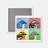 4色のワードブラー マグネット (正面/裏面)