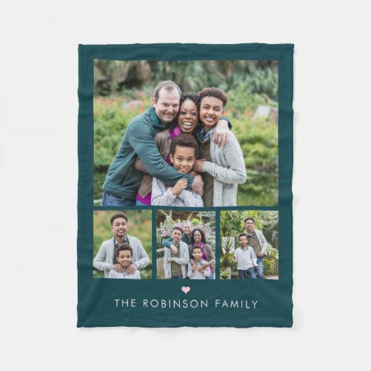 4色の毛布のスウィートカスタムアートのギャラリー フリースブランケット (正面)