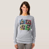 4色のCockatiel Tシャツ (正面フル)