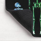 4色のX線スケルトンファミリーオリジナル マウスパッド (コーナー)