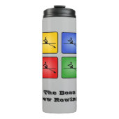 4色を漕いでテキストを作成 タンブラー (正面)