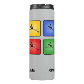 4色を漕いでテキストを作成 タンブラー (裏面)