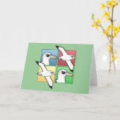 4色アルバトロス カード (黄色い花)