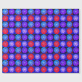 4色アートバスケッポップ・アートのトボール ラッピングペーパー (フラット)