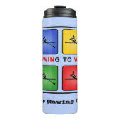 4色クルーパーソナライズされたブ タンブラー (正面)