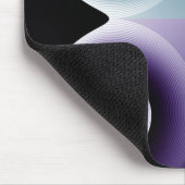 4色スパイラル抽象芸術アート マウスパッド (コーナー)