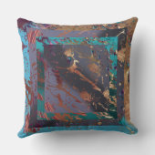 4色ブロックモノグラムの クッション (裏面)