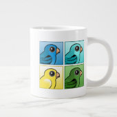 4色リンク ジャンボコーヒーマグカップ (右)