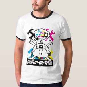 4色刷りの海賊 Tシャツ