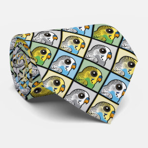 4色Budgies ネクタイ
