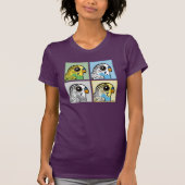 4色Budgies Tシャツ (正面)