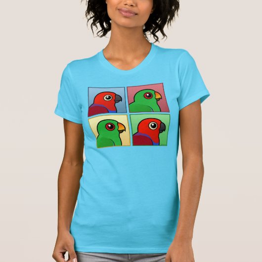 4色Eclectus Tシャツ (正面)