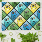 4色Linnies キッチンタオル (折り畳み)