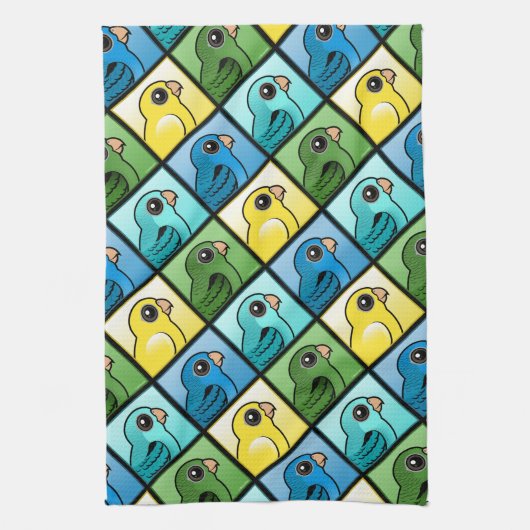 4色Linnies キッチンタオル (縦)